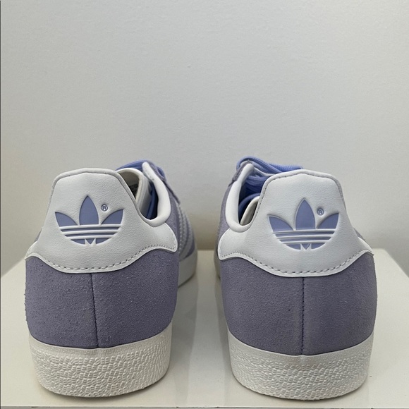 NWOT Adidas Gazelle Lavender and White Sneakers - Picture 3 of 6